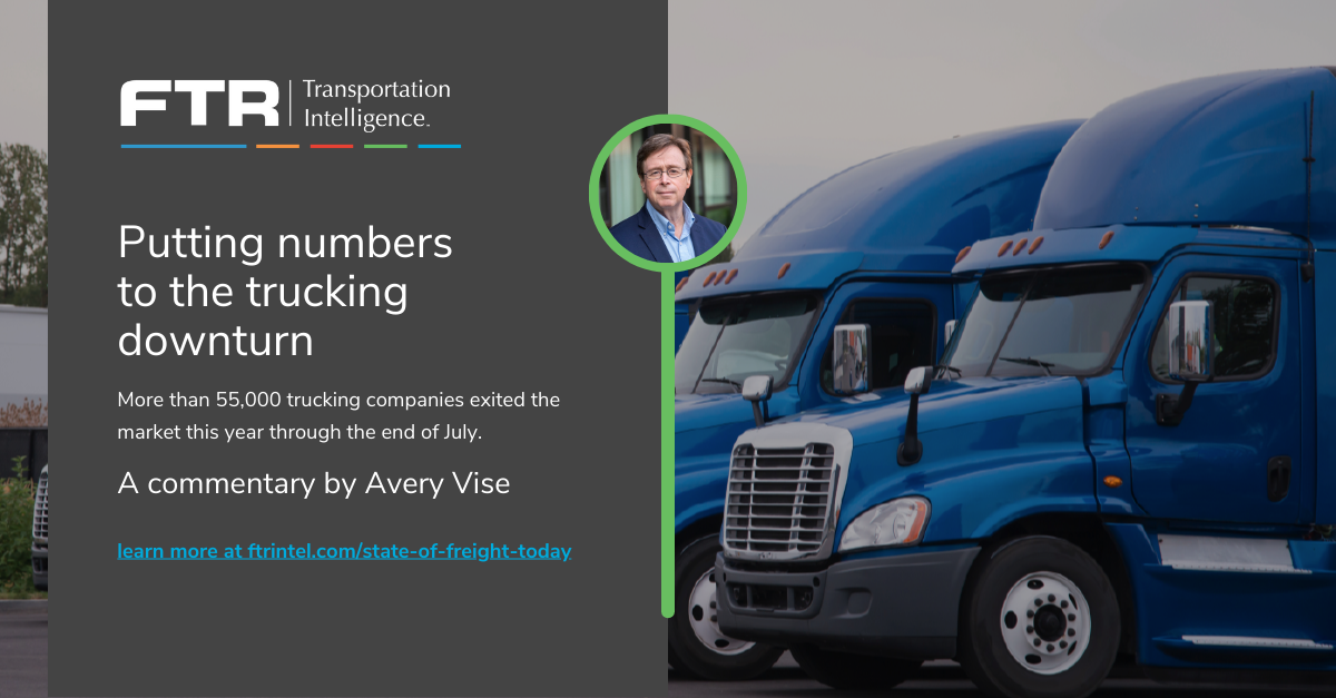 Putting Numbers to the Trucking Downturn